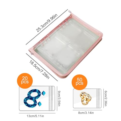 Rangement bijoux voyage transparent pour boucles et colliers - 3