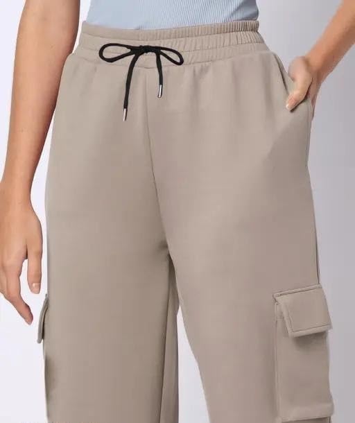 Image of Women Cargo Pants Casual Comfortable 4 Pocket Utility Style Everyday Travel Outdoor Outfit