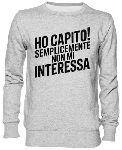 Sweat-shirt Ho Capito en jersey confortable pour homme et femme