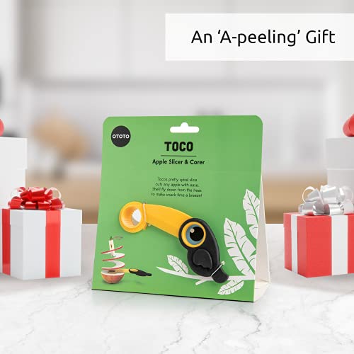 NEW!!! OTOTO TOCO Apple Peeler, Slicer & Corer Heavy Duty Easy and Safe to Use Fruit Cutter