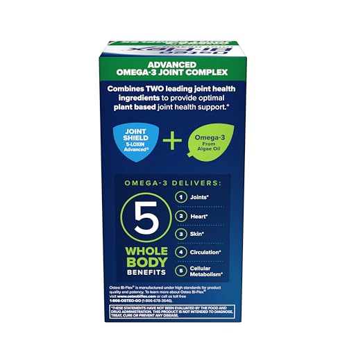 Image of Osteo Bi-Flex Advanced Omega-3 Joint Complex Algae Oil Supplement, 80 Ct