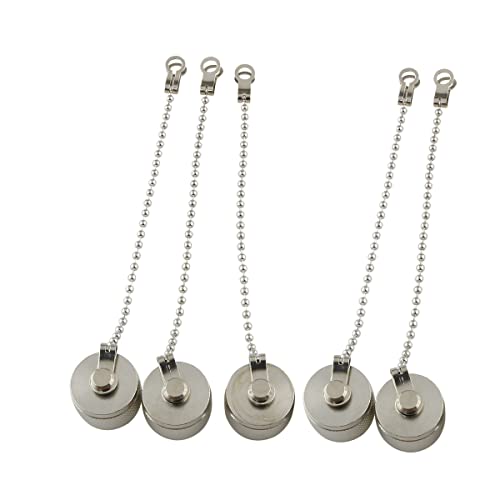 5pcs Tapas Protectores de Polvo de Latón con Cadena N Hembra y UHF SO-239 miniatura 1