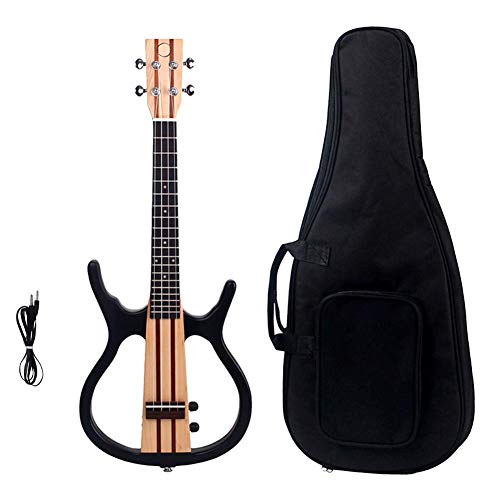 Ukulélé Ukulélé Électrique 26 Pouces En Bois 4 Cordes Ukulélé Muet Silencieux Avec Sac De Transport - Les Beatles, Paul McCartney, John Lennon, RIngo Starr, George Harrison Ukulélé Ukulélé Électrique 26 Pouces En Bois 4 Cordes Ukulélé Muet Silencieux Avec Sac De Transport – Image 4