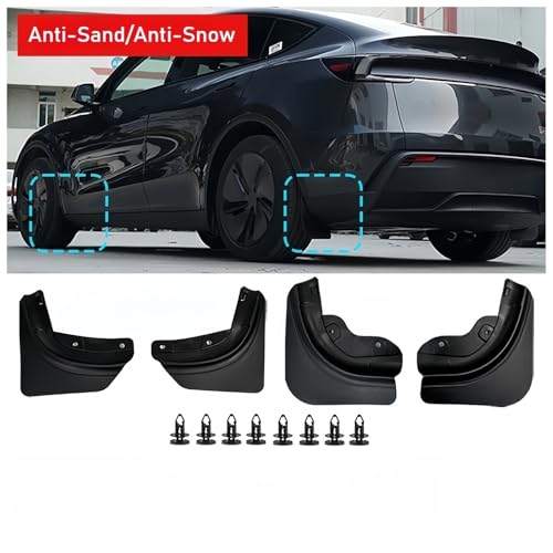 Guardabarros para Tesla Model 3 y Y 2025-2026: protector contra salpicaduras 2