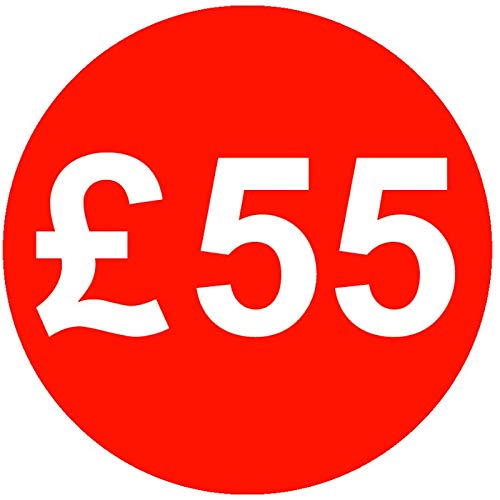 30mm Price Stickers Pack of 500 - Red - £55