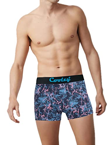 Image of Men's Cotton Printed Regular Fit Trunk | Soft and Comfortable Underwear for Men (Multicolour) (Pack of 3)