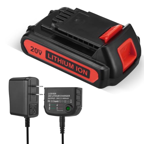 LBXR20 20V 3.0Ah Replacement for Black and Decker 20V Lithium Battery