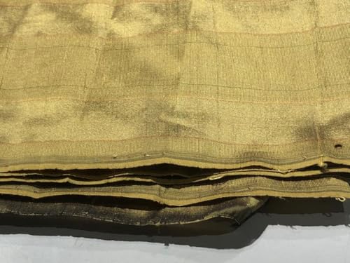 Soie Dupion rayures brunes de 137cm pour structurer vos robes