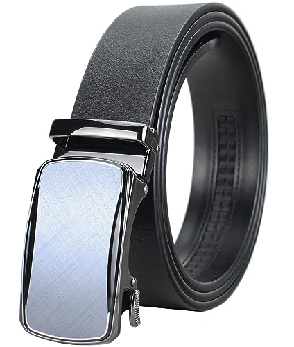 Ratchet Belt for Men - Mens Belt Leather 1 3/8