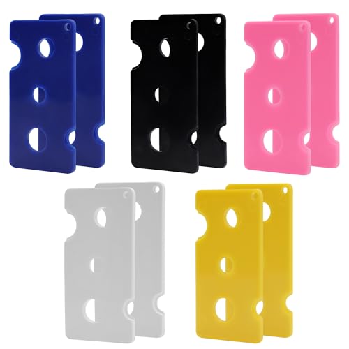 10pcs Plastic Essential Oil Bottle Opener Tool Set, Multi-fit Cap and Roller Ball Remover Key for Roll-on Bottles, Multi-Colour Durable Accessories for DIY Use