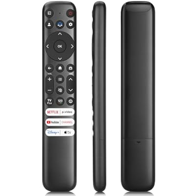 Replacement Only for TCL Google TV Remote Control,RC813 Compatible with TCL QM8/QM7/S5/S4/S3/Q7/Q6/Q5 4K UHD HDR LED QLED QD-Mini LED Full-HD Smart TVs