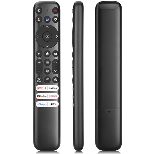 Replacement-for-TCL-Google-Smart-TV-Remote-Control Universal Remote for TCL Smart 4K QLED Google TVs QM8/QM7/Q7/Q6/Q5/S5/S4/S3 - (Not for Fie/RokuTVs)