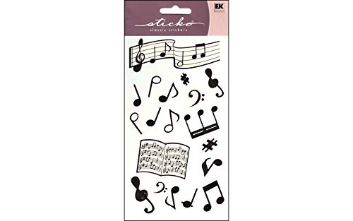 Sticko Stickers - Musical Notes Silhouette Classic Stickers