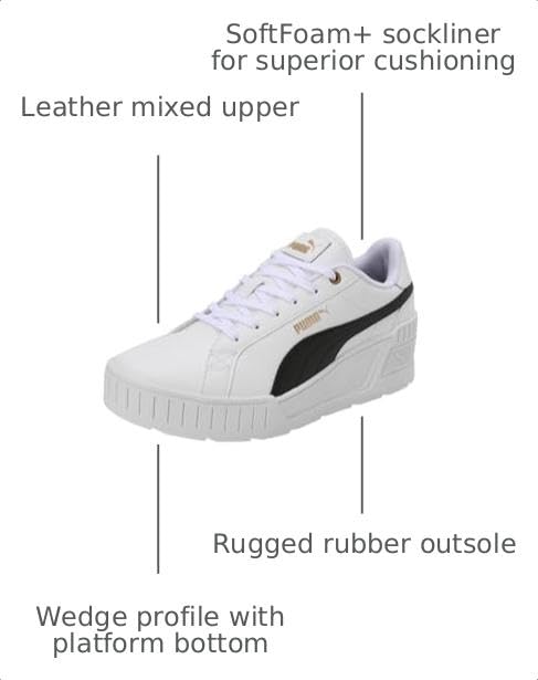 Image of Puma Womens Karmen Wedge Shoes
