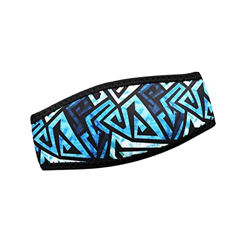 STARTIST ダイビングとシュノーケル マスク ストラップ 再利用可能なスキューバ ダイビング マスク ストラップ 縁が縫い付けられた伸縮性のある留め具 寸法 7.9x3.5 インチ 軽量装飾印刷