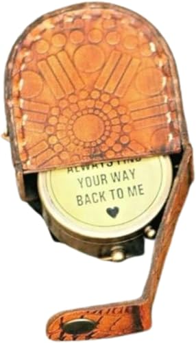 Brújula vintage personalizada para camping y senderismo miniatura 1