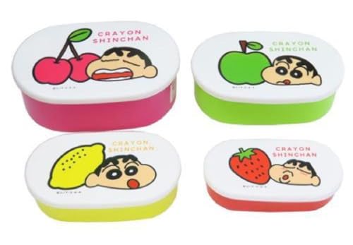 スモール・プラネット クレヨンしんちゃん 4Pランチボックス フルーツ 082521 クレしん 弁当箱 入れ子式 4個セット 日本製