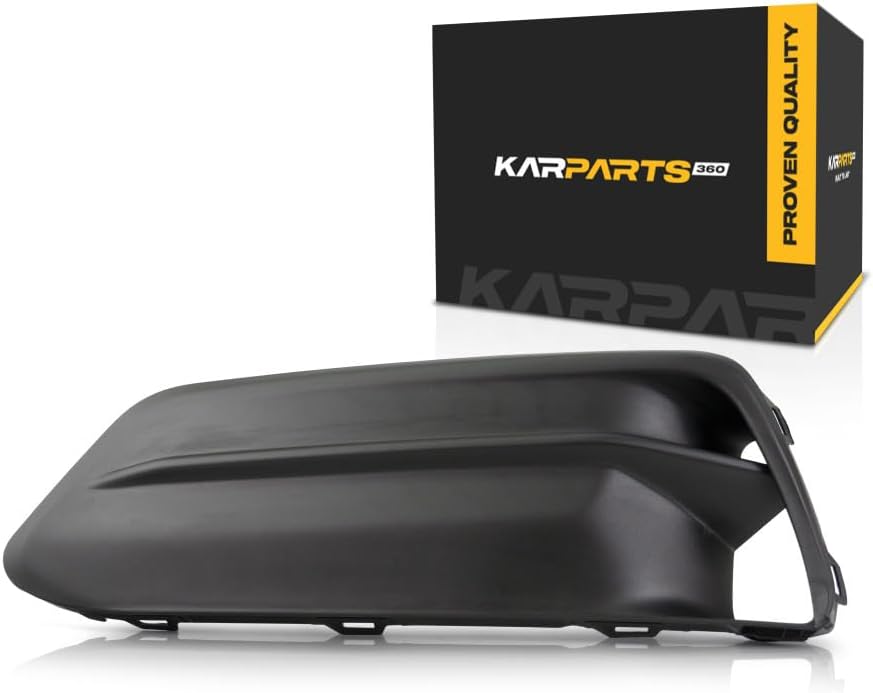 For Honda Accord 2018 2019 2020 Fog Light Cover Driver Side | Front | Textured Black | Replacement For HO1038143 | 71107TVAA00