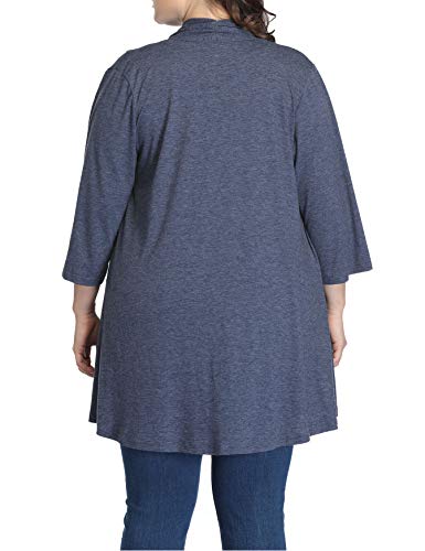 Image of Shiaili Long Plus Size Cardigans for Women Easy to Wear Open Front Clothing