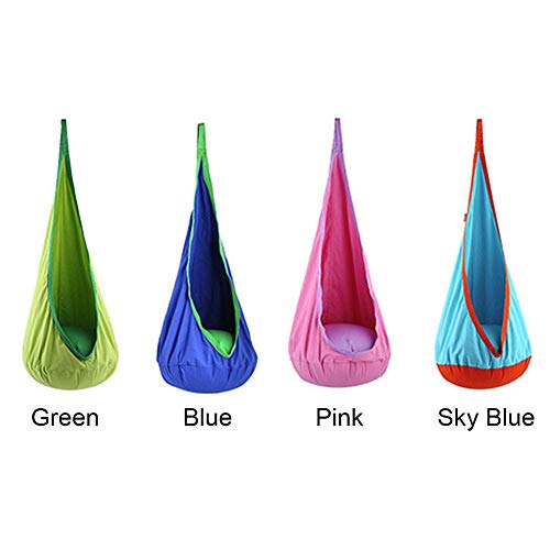 Hammock Dak lucht kussen outdoor schommel pod boom opknoping stoel thuis comfortabele hangmat stoel rits binnenplaats… - Afbeelding 3