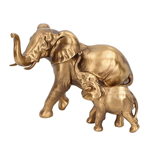 Décoration de maison éléphant : sculpture Feng Shui en résine pour intérieur moderne