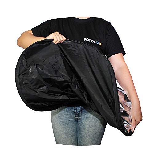 Rebatedor Fotográfico Refletor e Difusor 5 em 1 Sou Foto 80cm - Rb80-5x1