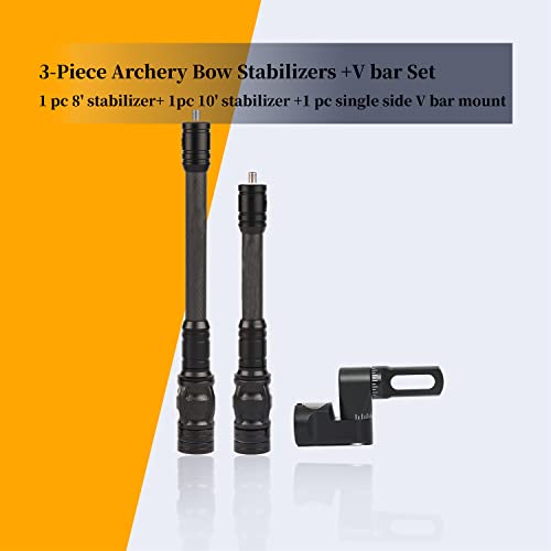 Perogen Archery Bow Stabilizer Set For Compound Bow Hunting Stabilizer Kit Including Dampers And Weights #TOP2