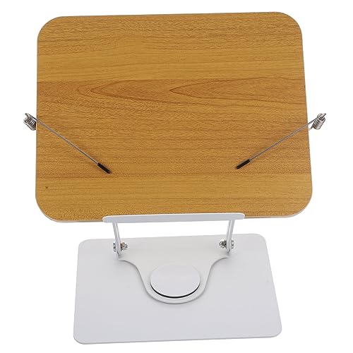 LALAFINA 転式折りたたみ書見台 角で姿勢改善 学生 読書用ポータブルブックラック 多機能デスクトップ読書スタンド