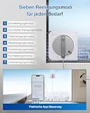 ECOVACS WINBOT W2S Window Cleaning Robot, Intelligent Edge-to-Edge Cleaning with TruEdge Brush, 3 Jet Water Sprayer, 10 Level Protection, Win-Slam 4.0 Trajectory Planning - 8