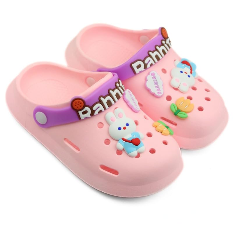 Neska Moda Boys & Girls Sling Back Clogs/Sandal/Slippers for 5-6 Years (Pink)-BT2606 (B0D6GJ32WP) Amazon Price History, Amazon Price Tracker