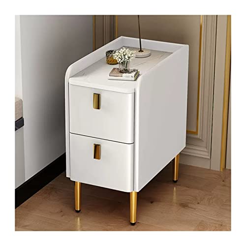 Table de chevet anti-tache en cuir PU blanc pour protéger vos meubles de nuit
