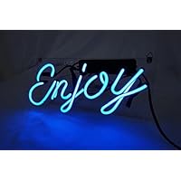 sleep late ネオンサイン 青色 バー 家装飾 インテリア13＊8インチ Amazon.co.jp: sleep late ネオンサイン ライトNEON SIGN 青色