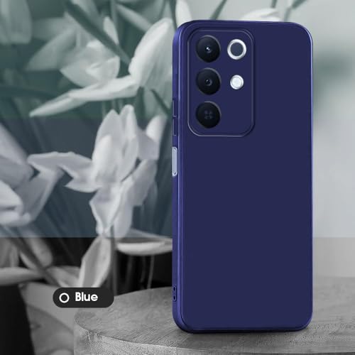 Image of Back Cover for Realme 15x 5G / C85 5G / Narzo 90x 5G | Full Camera Protection | Premium Liquid Silicon Case | Flexible Bumper Case for Realme 15x 5G / C85 5G / Narzo 90x 5G (Blue)