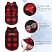 BEAUTYZOO Hundepullover Fleece Weste Hund Kleidung Winter Warme Hundeweste für Kleine Hunde Weicher Fleece Hundejacke mit D-Ring Pullover für Mittel Großen Hund, Weihnachtspullover