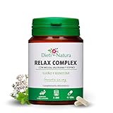 Dieti Natura Complemento para Dormir con Valeriana, Pasiflora y Espino 200 Cápsulas - Cápsulas para Ansiedad y Estrés - Pastillas para Dormir Naturales para un Sueño de Calidad - Sin OMG
