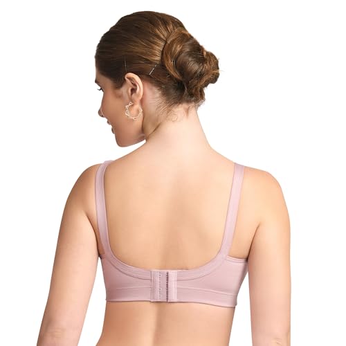 Image of TRYLO Riza T-FIT Women's Non-Padded,Non-Wired,Full Coverage,Seamless 100% Cotton Feel Fabric Bra Available in Multicolor