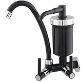 Top 10 Melhores Torneira Com Filtro para comprar em 2025 20 Torneira De Parede Para Cozinha Bica Alta Com Filtro 1/4 De Volta B Preta Com Cromado