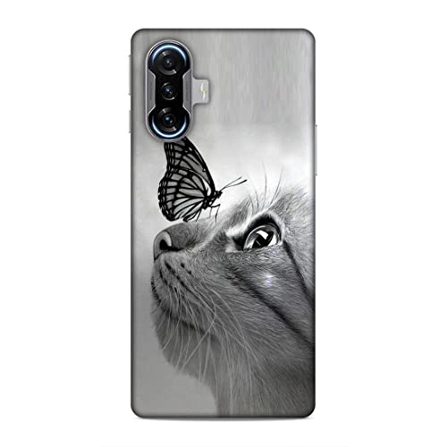 Image of Printed Mobile Back Hard Case Cover for Xiaomi Poco F3 GT | Pet, Butterfly, Animal, Cute Cat, Animal Lover-2195