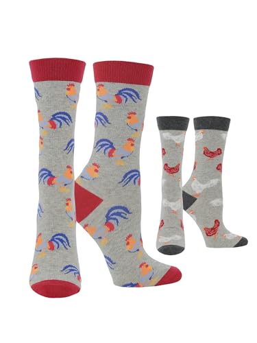Image of WHD Chicken Crew Socks for Women & Men