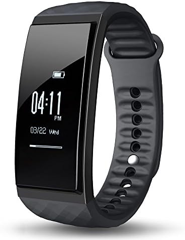 Cewaal CUBOT S1 Fitness Tracker IP65 Waterproof Smart Band Wristband 0.96 Inch OLED Touch Screen Smart Bracelet Pedometer Bracelet with Heart Rate Monitor Intelligent Reminder for Android iOS