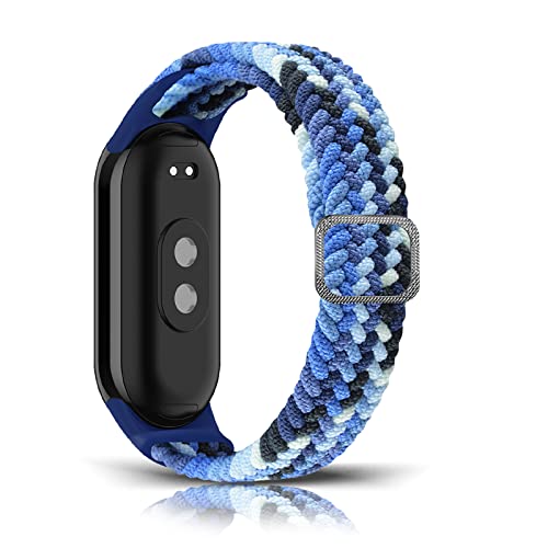 [MosFoil] Xiaomi Smart Band 10 / Xiaomi Smart Band 9 / Mi 8 �Ή� �����o���h �T�C�Y���߉\ �V���I�~ �X�}�[�g�o���h10/9/8 �����x���g �i�C������ �e�͐� �畆�ɂ₳���� �y�� �R���p�`�u