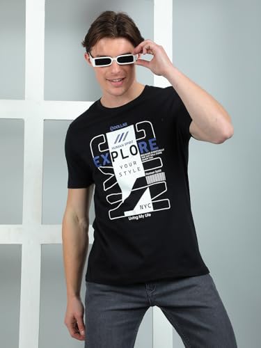 Image of Dollar Pack of 1 Cotton Printed Men Tshirt