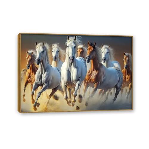 Peintures affiches chevaux pour décorer un bureau ou salon chaleureux