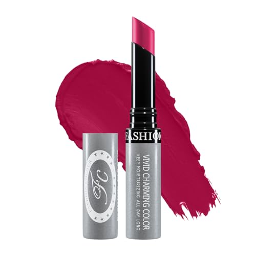 Image of Fashion Colour Kiss Lip No Transfer Lipstick, Waterproof, Smudgeproof, Long Lasting Combo (Rose Carmine & Light Pink)