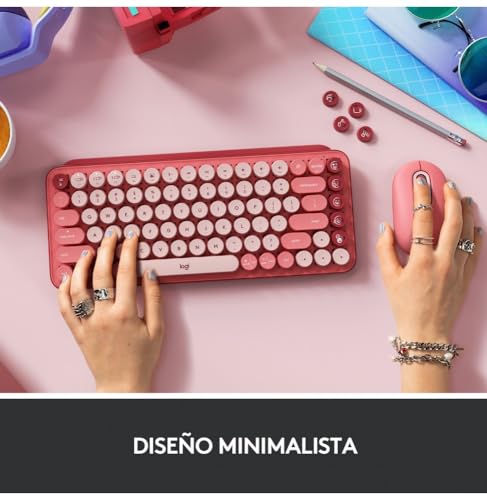 POP Keys Tastiera Meccanica Wireless con Tasti Emoji Personalizzabili, Layout Spagnolo QWERTY - Heartbreaker - Tastiera gaming - Immagine 5