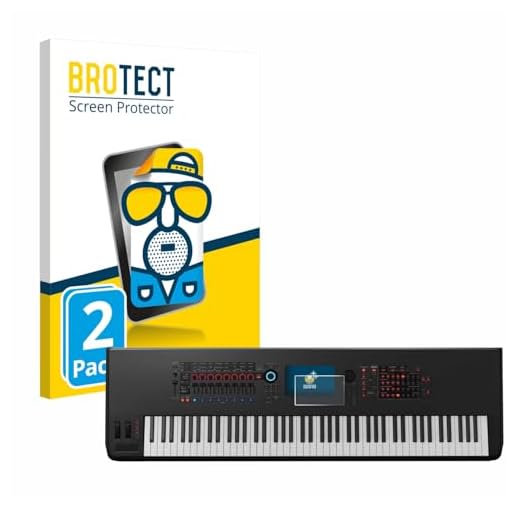 BROTECT Protector Pantalla Anti-Reflejos para Yamaha Montage 8 (2 Unidades) Película Mate Anti-Huellas
