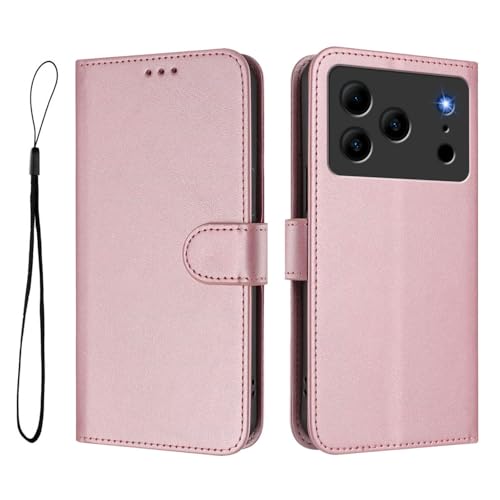 Case �Ή��@�� for Doogee Note 56 (Pro) / Note 56 Plus �������[�h �J�[�h�X���b�g�E�H���b�g �}�O�l�b�g�N���X�v �t���b�v�X�^���h �J�o�[ Pink