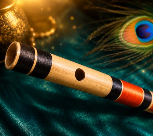 Image of SHAHJI FLUTE MAKER G Medium Bamboo Flute for Beginners 17 Inch