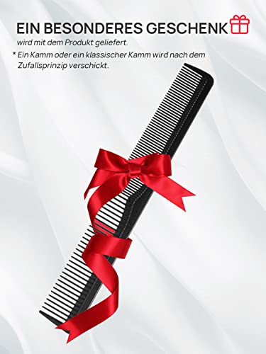 OMIRO Handspiegel, Handspiegel mit Griff, Quadratisch, Schwarz, M