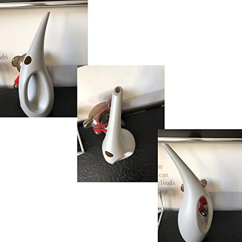 Corldif 1.5L Long Spout Watering Can Elephant Watering Cans Strong And Durable Water Bottles (Light Grey) #TOP3